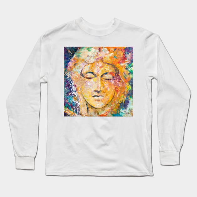 Ancient Style Portrait Long Sleeve T-Shirt by NataliaShchip